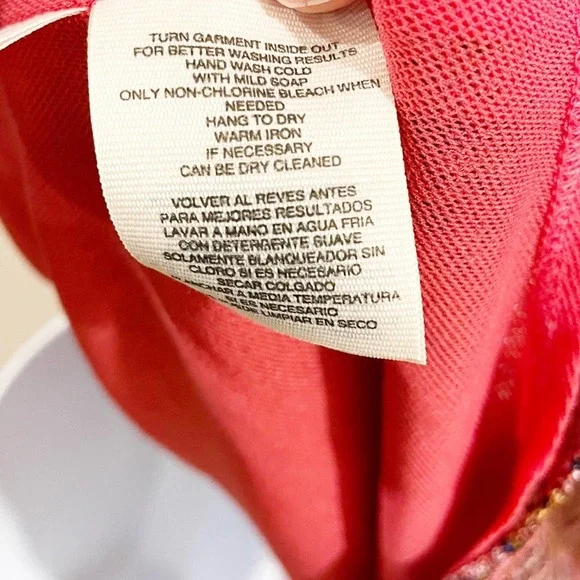 RACHEL Rachel Roy Polynesian Paradise Top Pink M - Picture 6 of 10